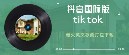 抖音国际版tiktok英文歌曲打包下载